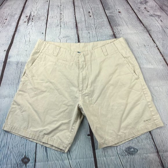 Kavu Pants - Kavu Womens Chino Hiking Shorts Sz 10 Beige 100% Cotton 6" Inseam